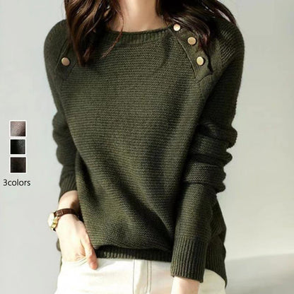 European Goods Lazy Casual Knitted Sweaters Women's Clothing