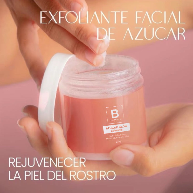 BOTAGUS  Glow Exfoliator  Sugar Facial Scrub For Smoother  Glowing Skin