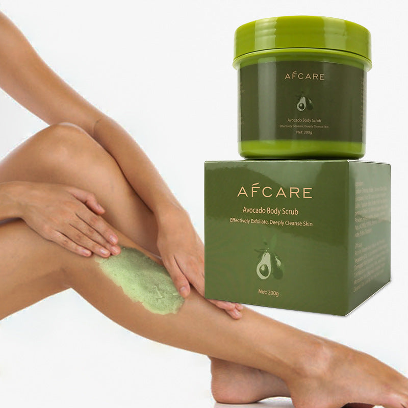 Avocado Facial Scrub Sea Salt Exfoliating