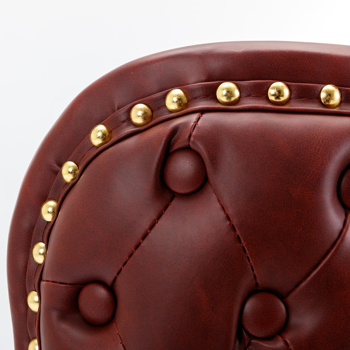 A A Furniture Swivel Barstools Adjustable Height, Modern PU Upholstered Stools - set of 2