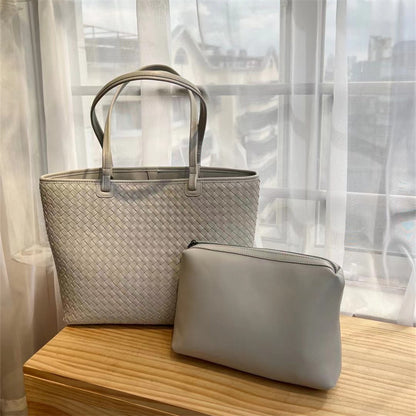 Sac à bandoulière en cuir véritable pour femme de grande capacité