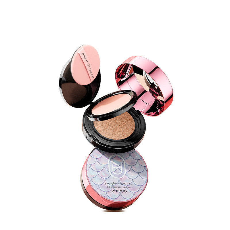 Double Layer Cushion Foundation Combination Improve Skin Color Concealer