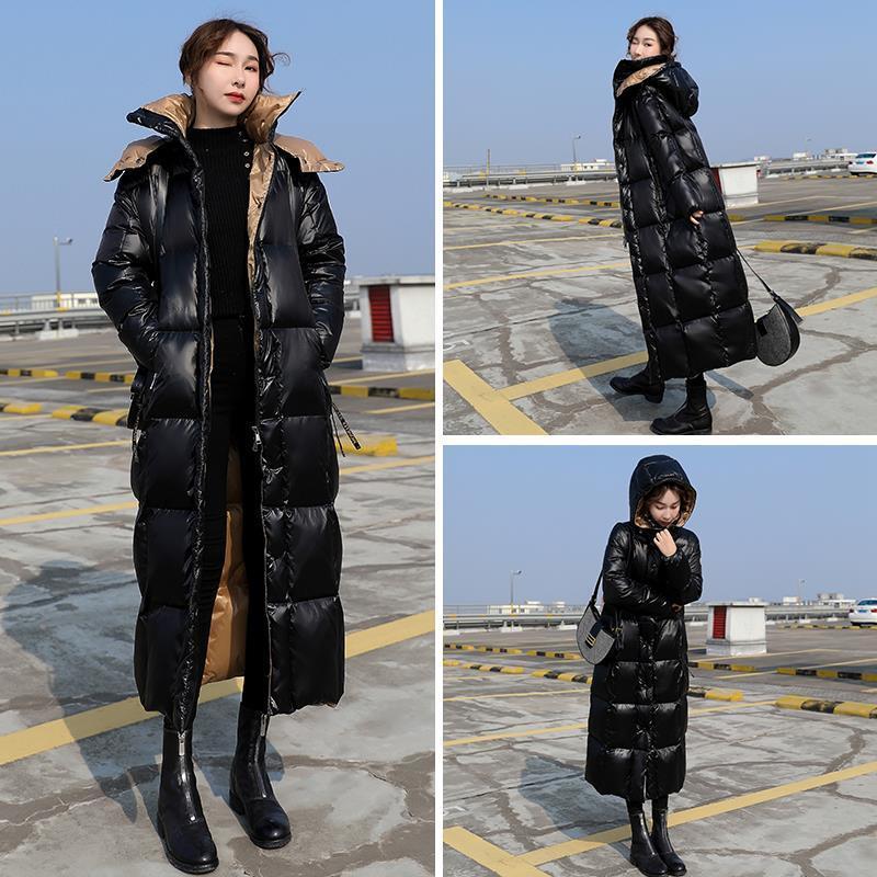 Women's Down Padded Jacket Thick Super Long Coat