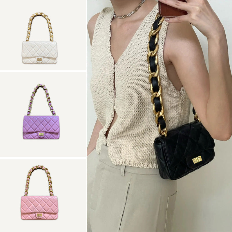 Ladies' New High-end Small Fragrance Women's Underarm Bag