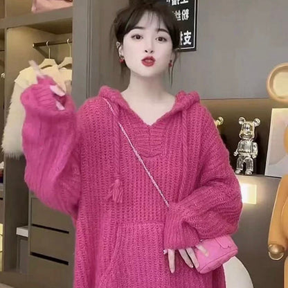 Gentle Soft Nuo Sweater Korean Style Loose And Lazy Style Sweater