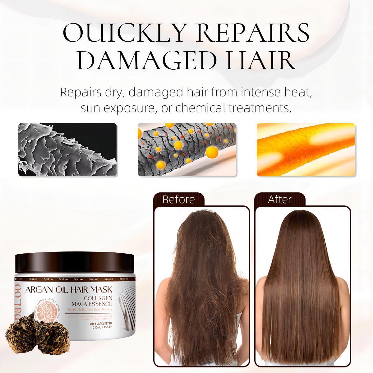 Moisturizing Argan Oil Hair Mask Conditioner, photo 10 of 12