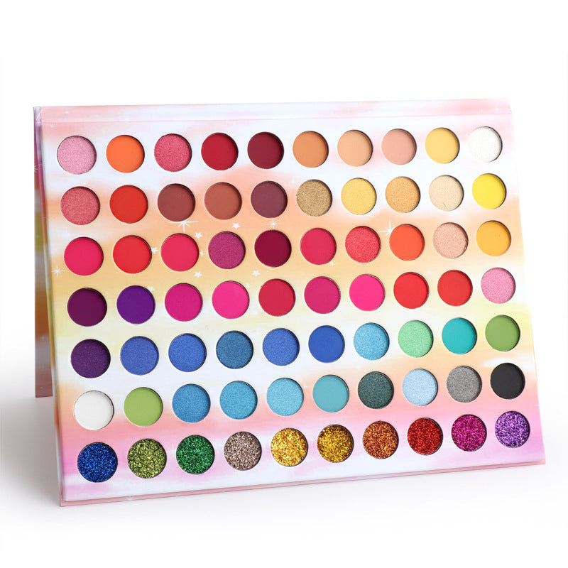 70 Colors Matte  Glitter Metal Waterproof Eyeshadow Palette