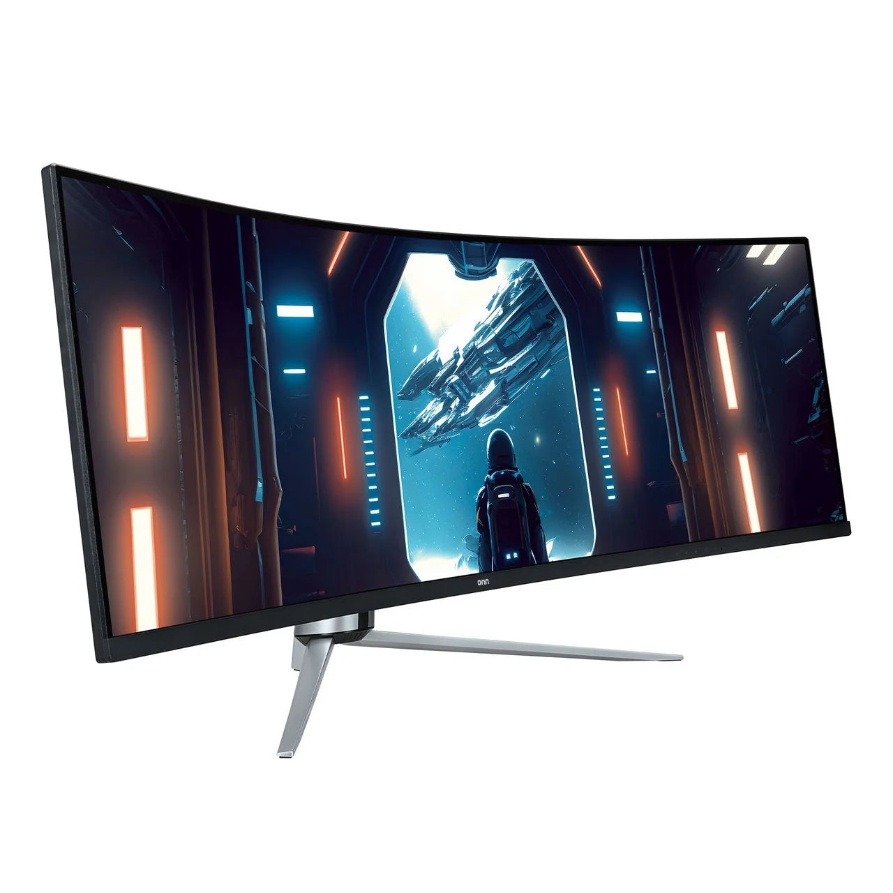 49" 3840 X 1080P Curved Dual FHD Gaming Monitor, Black, 100133225
