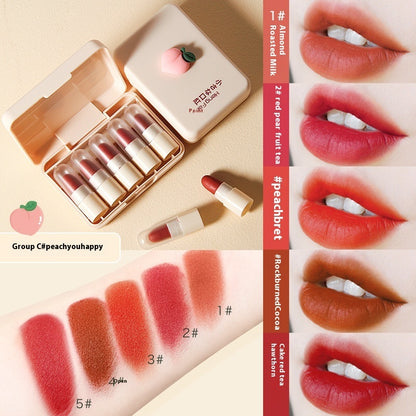 Fog Feeling Capsule Lipstick Matte Finish White Sample