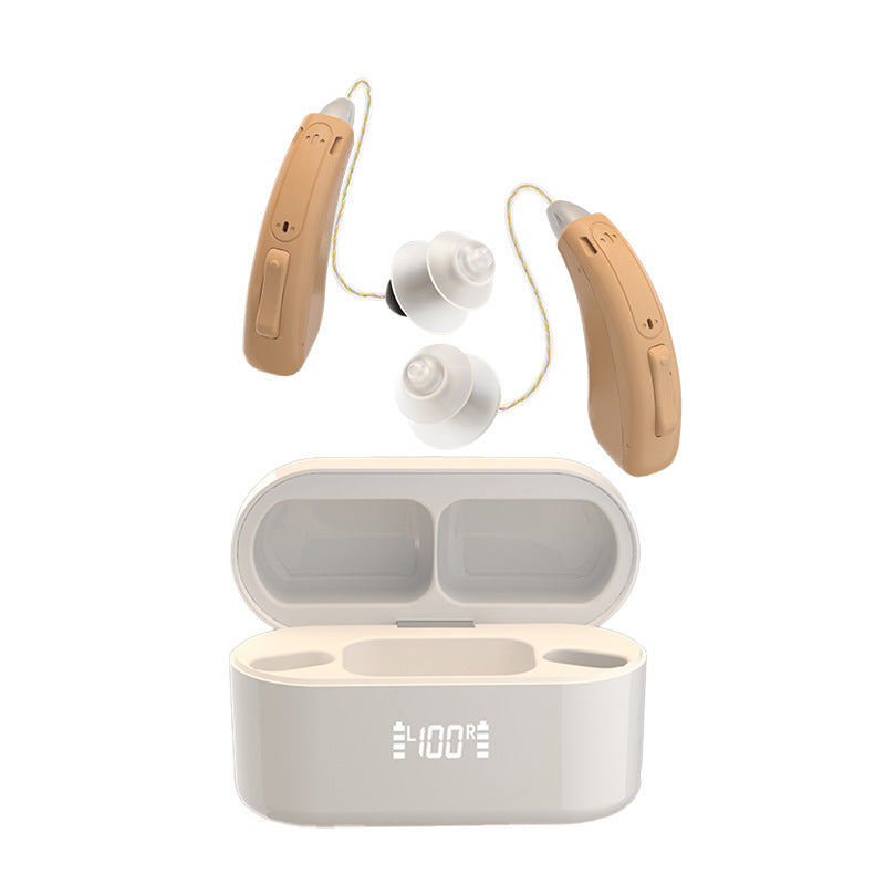 Bluetooth Rechargeable Digital Noise Reduction RIC Behind-the-ear Aid