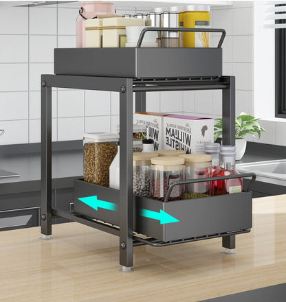 Household Pull-out Multi-layer Storage Cabinet