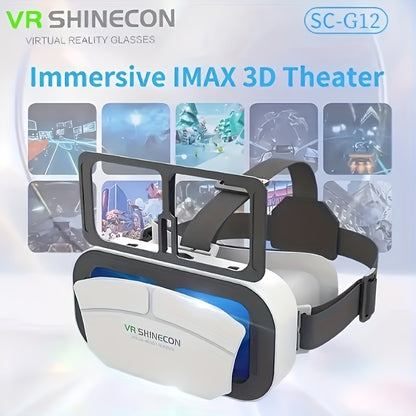 VR SHINECON G05A 3D VR Glasses Headset Virtual Reality Glasses For 4.7-6.0 Inches Android IOS Smart Phones Games 360 HD Movies