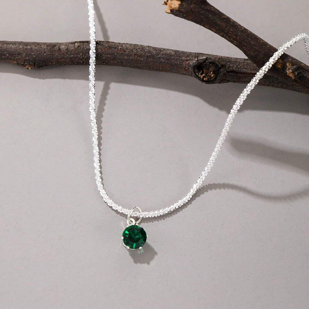 Women's Elegant Full-Diamond Light Luxury Sparkling Necklace