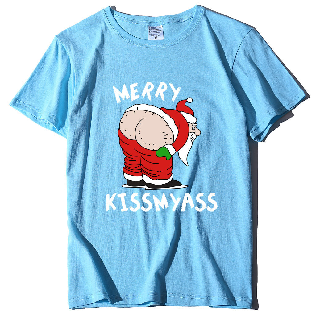 Christmas Women T-Shirt Funny Santa Unisex