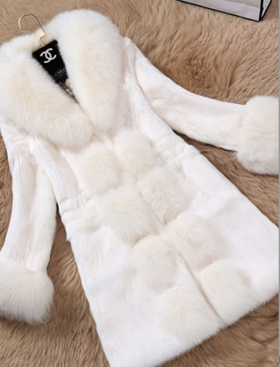 New Women's Long-Sleeved Fleece Coat
