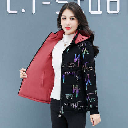 Women's Double-sided Down Cotton-padded Jacket Winter