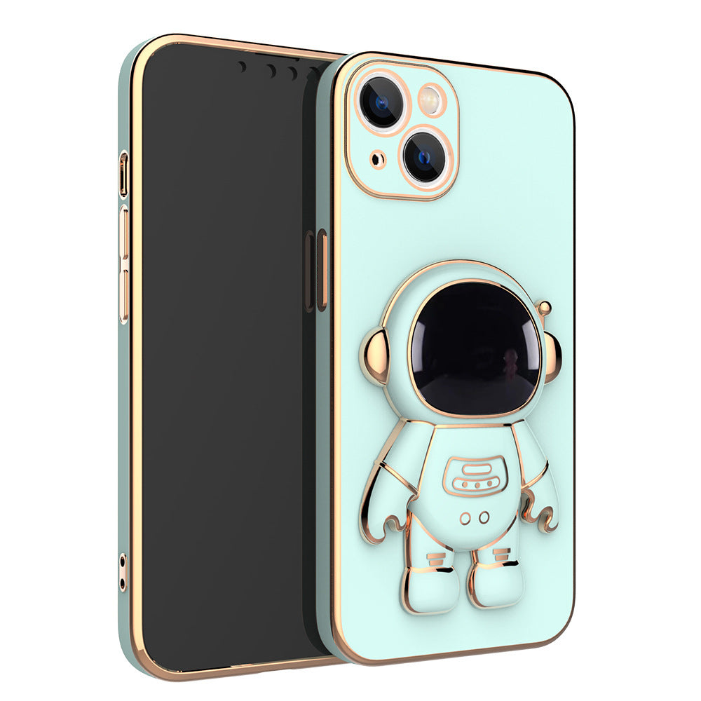 Self-contained Lens Film Mobile Phone Case Electroplating Bracket Protective Cover