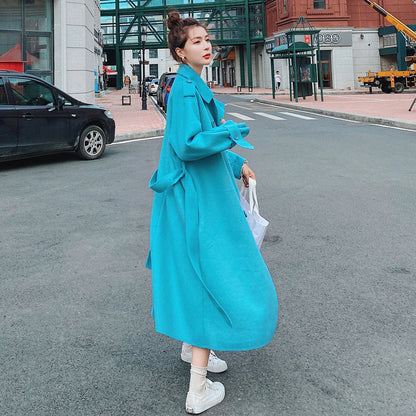 Women's Double-sided Woolen Mid-length Woolen Coat