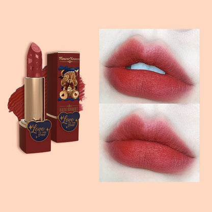 Flower Know Lipstick Circus Dry Rose Color Students