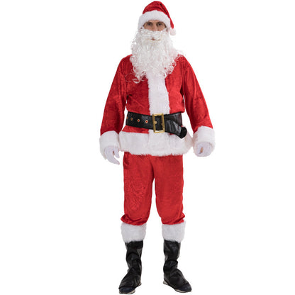 Premium Complete Santa Claus Costume Suit