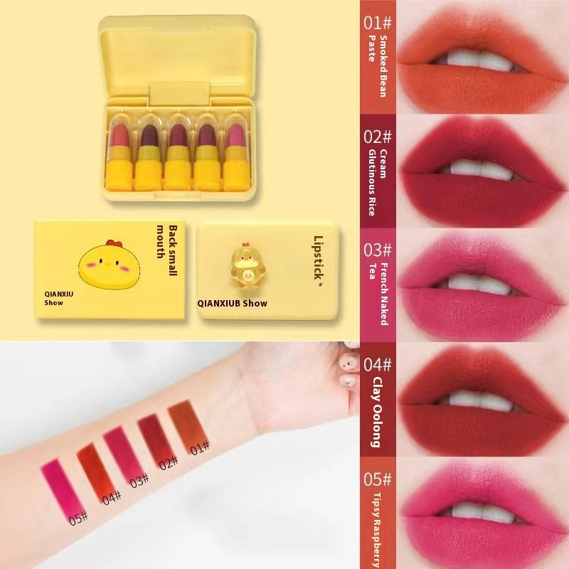 Fog Feeling Capsule Lipstick Matte Finish White Sample