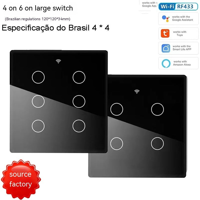 Remote Controller Smart Touch Four Six-way Voice With Function