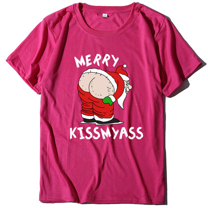 Christmas Women T-Shirt Funny Santa Unisex