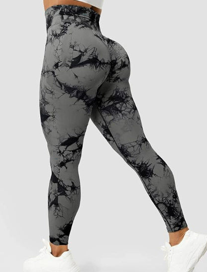 Smoke Series 2 Printed Sports Leggings Fitness Pants
